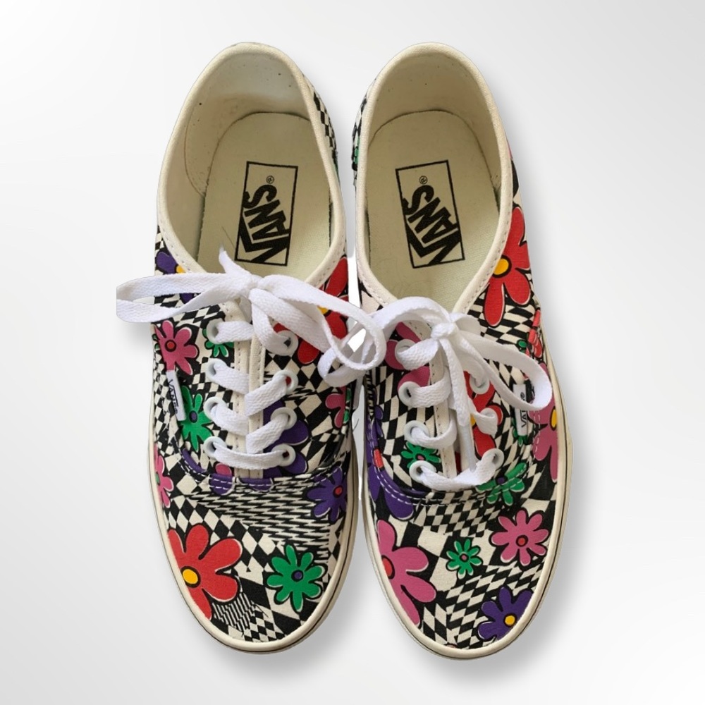 Printed Floral Vans
